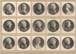 Collezione di ritratti Saint-Mémin, gruppo 53 da Charles B. J. Févret de Saint Mémin