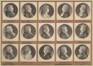 Collezione di ritratti di Saint-Mémin, Gruppo 6 da Charles B. J. Févret de Saint Mémin
