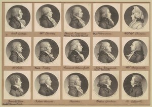 Collezione di ritratti di Saint-Mémin, Gruppo 8 da Charles B. J. Févret de Saint Mémin