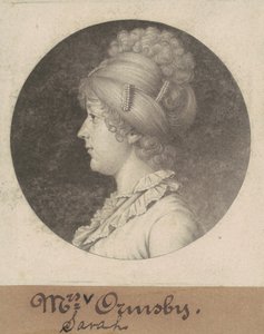 Sarah Mahon Ormsby da Charles B. J. Févret de Saint Mémin