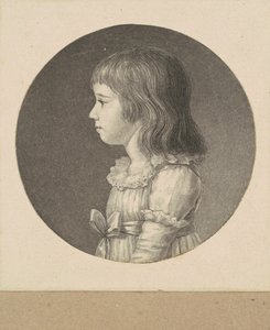 Ragazza Non Identificata da Charles B. J. Févret de Saint Mémin
