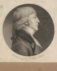 Uomo non identificato da Charles B. J. Févret de Saint Mémin