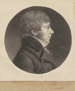 Uomo non identificato da Charles B. J. Févret de Saint Mémin