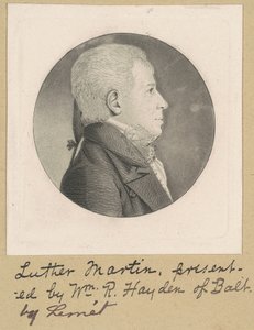 Uomo non identificato da Charles B. J. Févret de Saint Mémin