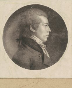 Uomo Non Identificato da Charles B. J. Févret de Saint Mémin