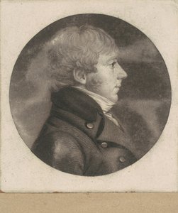 Uomo Non Identificato da Charles B. J. Févret de Saint Mémin