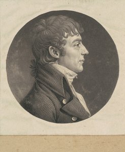 Uomo non identificato da Charles B. J. Févret de Saint Mémin