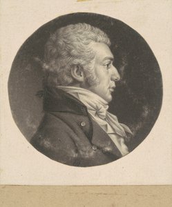Uomo non identificato da Charles B. J. Févret de Saint Mémin