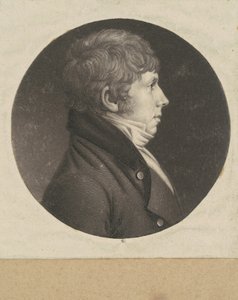 Uomo non identificato da Charles B. J. Févret de Saint Mémin