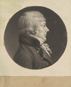 Uomo Non Identificato da Charles B. J. Févret de Saint Mémin