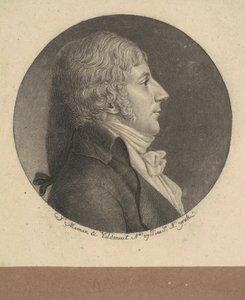 Uomo non identificato da Charles B. J. Févret de Saint Mémin