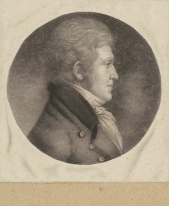 Uomo non identificato da Charles B. J. Févret de Saint Mémin
