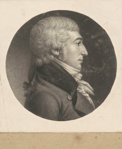 Uomo Non Identificato da Charles B. J. Févret de Saint Mémin