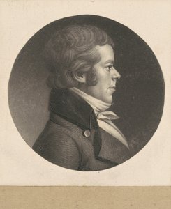 Uomo Non Identificato da Charles B. J. Févret de Saint Mémin