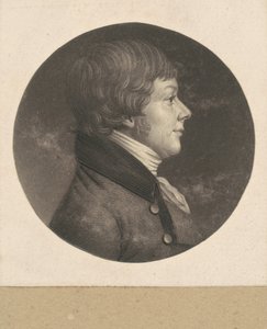 Uomo non identificato da Charles B. J. Févret de Saint Mémin