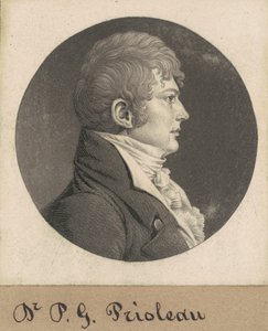 Uomo non identificato da Charles B. J. Févret de Saint Mémin