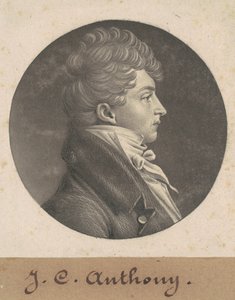 Uomo non identificato da Charles B. J. Févret de Saint Mémin
