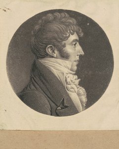 Uomo non identificato da Charles B. J. Févret de Saint Mémin