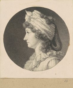 Donna Non Identificata da Charles B. J. Févret de Saint Mémin