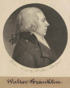 Walter Franklin da Charles B. J. Févret de Saint Mémin