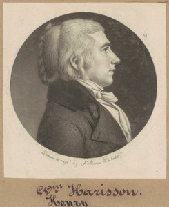 William Henry Harrison da Charles B. J. Févret de Saint Mémin