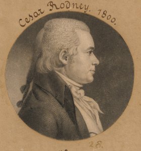 Caesar Augustus Rodney da Charles Balthazar Julien Févret de Saint-Mémin