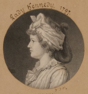 Jane Macomb Kennedy da Charles Balthazar Julien Févret de Saint-Mémin