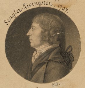 Peter Schuyler Livingston da Charles Balthazar Julien Févret de Saint-Mémin