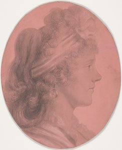 Ritratto di Eleanor Ramsay Fitzwilliam da Charles Balthazar Julien Févret de Saint-Mémin