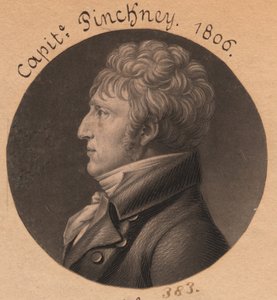 Möglicherweise Charles Pinckney oder Dr. George Wilson da Charles Balthazar Julien Févret de Saint-Mémin