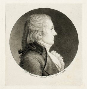 Ritratto di profilo, Blake da Charles Balthazar Julien Févret de Saint-Mémin