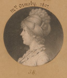 Sarah Mahon Ormsby da Charles Balthazar Julien Févret de Saint-Mémin