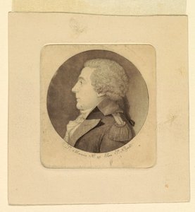 Ritratto di un giovane uomo da Charles Balthazar Julien Févret de Saint Mémin