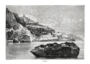 Amalfi, Italia, 1879 da Charles Barbant