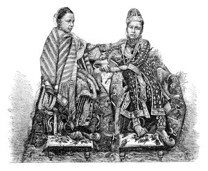 La principessa di Bhopal, India, 1895