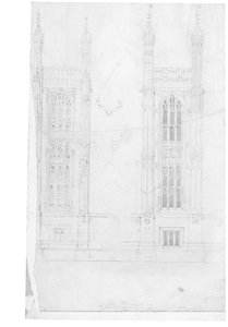 Disegno per le Case del Parlamento da Charles Barry