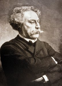 Alexandre Dumas Fils (1824-1895) scrittore francese, dopo Leon Bonnat da Charles Baude