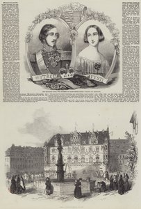 La visita di Sua Maestà in Germania da Charles Baugniet