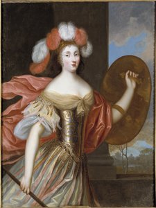 Ritratto di Olimpia Mancini come Atena da Charles Beaubrun