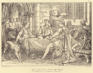 Illustrazione per Lara, A Tale di Lord Byron da Charles Bell Birch