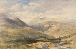 Paesaggio delle Highlands con figure da Charles Bentley