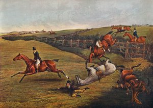 Grand Leicestershire Steeplechase, Plate V da Charles Bentley