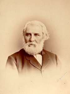 Ivan Turgenev, autore russo, fine 19° secolo da Charles Bergamasco