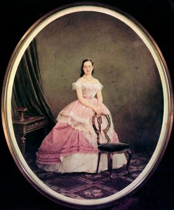Ritratto della Granduchessa Maria Aleksandrovna di Russia, 1853-1920, anni 1860-1870 da Charles Bergamasco
