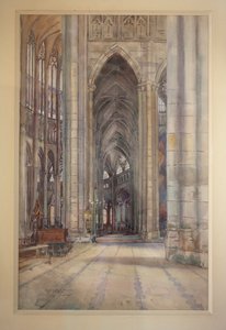 Interno della Cattedrale di Beauvais, c.1896