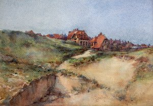 Le dune a Le Touquet, c.1896 da Charles Bernier