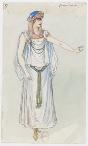 Holmès - La Montagna Nera - costumi di Charles Bianchini - 17. Donna berbera da Charles Bianchini