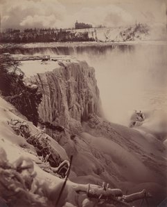 Cascate ghiacciate, 1880 circa (foto)