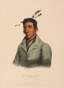 KA-TA-WA-BE-DA. Un capo CHIPPEWAY, da Storia delle tribù indiane dell