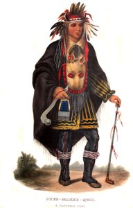 Okeemakeequid, un capo Chippeway da Charles Bird King